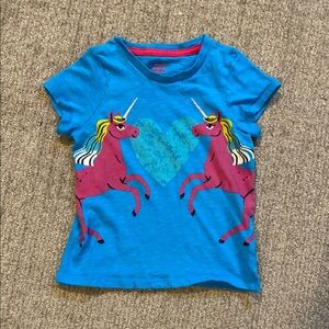 Blue Hatley Unicorn Kids T-Shirt